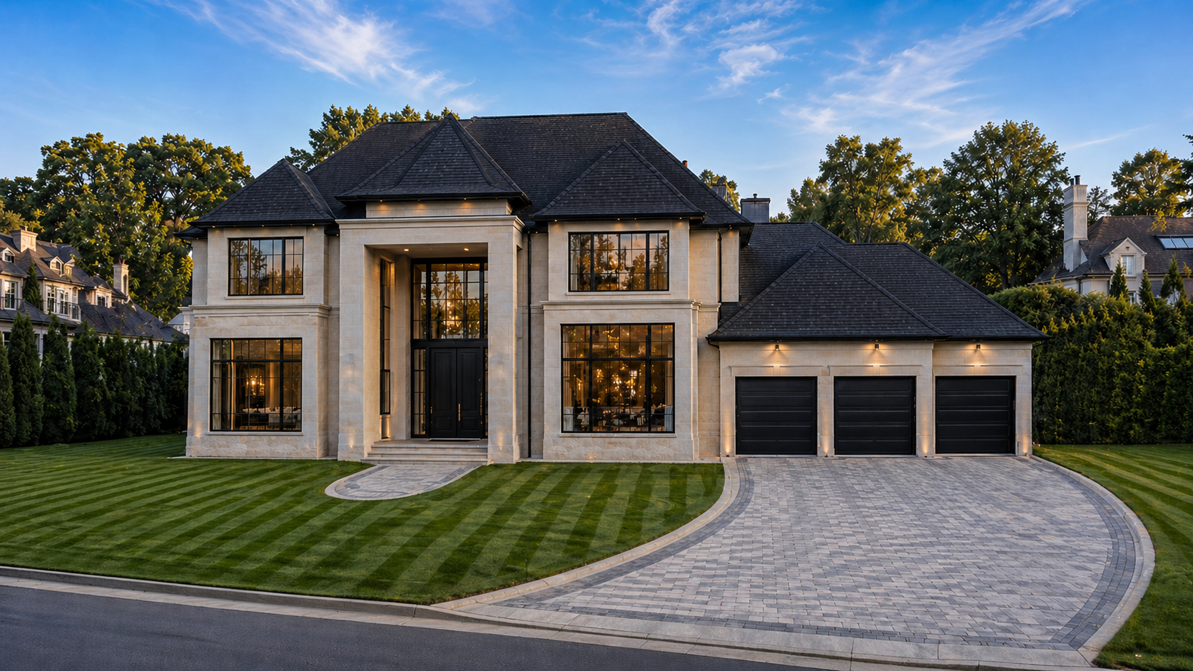 Executive home illustration